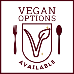 Vegan Options Available