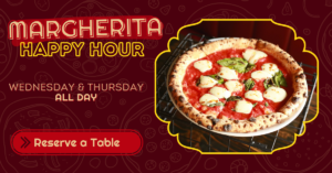 Margherita Pizza Happy Hour
