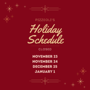 Holiday Schedule