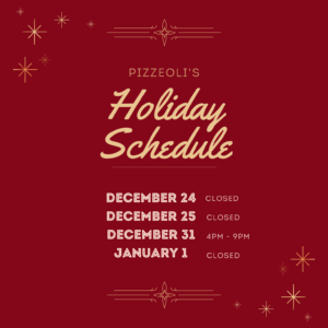 December Holiday Schedule